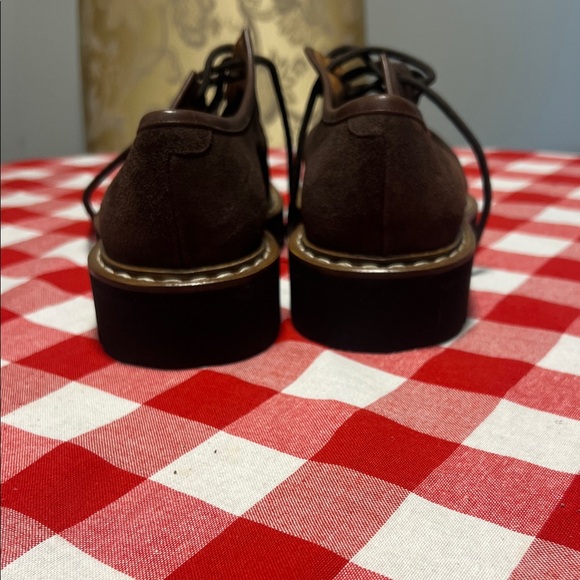 BALLY brown Suede Lace-Up Shoes main image 7